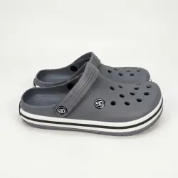 Сабо жіночі сірі Dago Style піна ЕВА. Стильні крокси на білій підошві 36-41 40