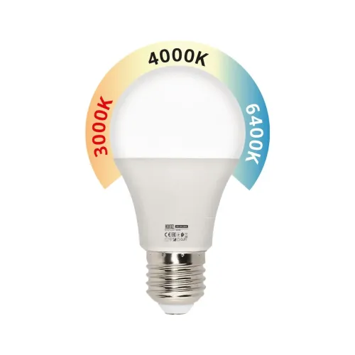 Лампа світлодіодна 10W Horoz Electric А60 3000К/4000K/6400К Е27 COMBO 10