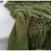 Хутряний плед-покривало травичка Євро розміру 220/240см. колір Зелений