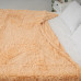 Хутряний плед-покривало травка Євро розміру 220/240 см. колір Персиковий
