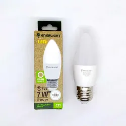 Лампа світлодіодна ENERLIGHT C37 7Вт 4100K E27