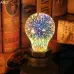 Лампа світлодіодна A60 енергоефективна 5 Вт, LED-лампочка 3D декоративний ефект феєрверку з цоколем E27