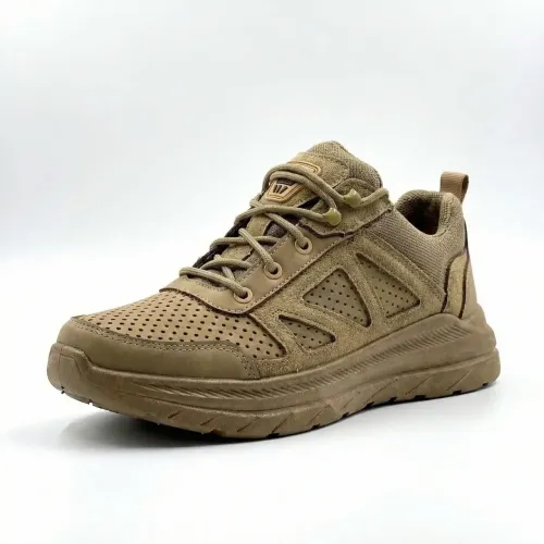 Чоловічі тактичні кросівки койот літні. Дихаючі військові кеди нубук 41-45 р 44