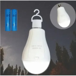 Енергоощадна лампа 20 W з гачком, 2 акумуляторами, заряджання від мережі 220, Rainberg P920