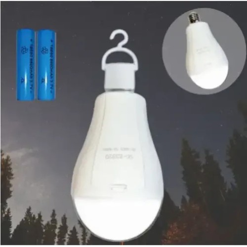Енергоощадна лампа 20 W з гачком, 2 акумуляторами, заряджання від мережі 220, Rainberg P920
