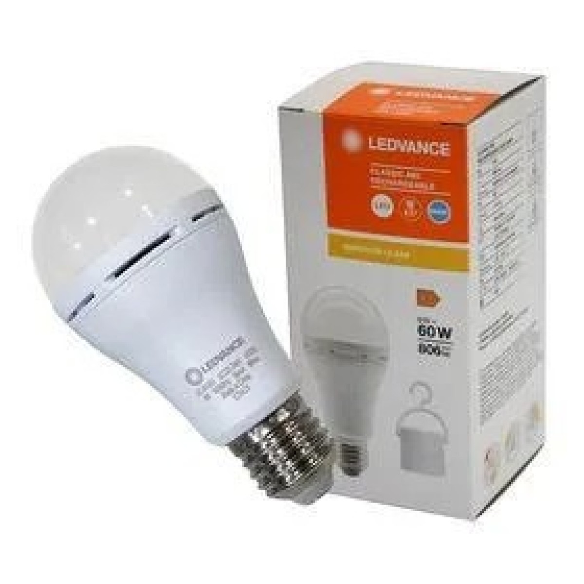 Світлодіодна лампа з акумулятором LED CL A60 RECHARGEABLE 8W/865 230V E27 (арт. 3014)