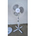 Підлоговий вентилятор Domotec MS-1621 Stand Fan, електровентилятор побутової потужності 40W