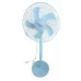 Вентилятор підлоговий Atlanfa 5 лопатей (Білий), потужний та тихий, на круглій підставці