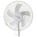 Вентилятор напольный Atlanfa 5 лопастей (Белый), мощный и тихий, на круглой подставке - фото 4