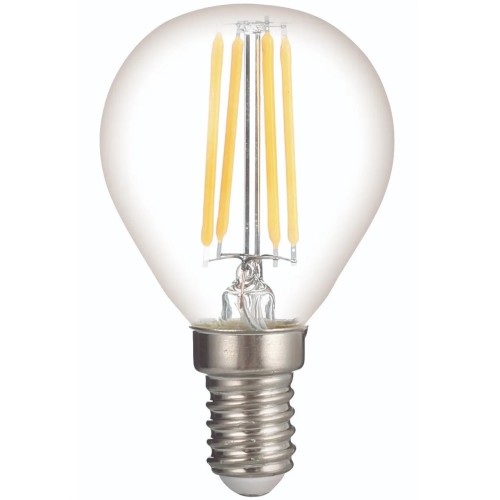 Світлодіодна філаментна лампа Led 4Вт Е14 3000К скло 45х78 мм