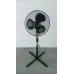 Вентилятор підлоговий Nedis 40 см з пультом ДУ. Потужний чорний вентилятор, таймер, висота 130 см