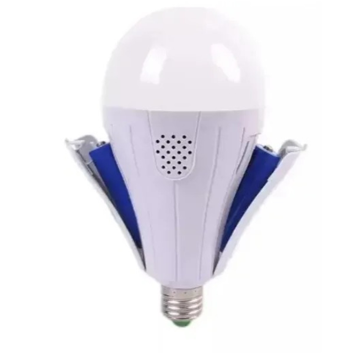 Акумуляторна цокольна Е27 лампочка LED 2x18650, 20W світлодіодна аварійна лампа на батарейках UKC (арт. 3175)