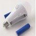 Акумуляторна цокольна Е27 лампочка LED 2x18650, 20W світлодіодна аварійна лампа на батарейках UKC (арт. 3175) - фото 2