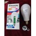 Акумуляторна цокольна Е27 лампочка LED 2x18650, 20W світлодіодна аварійна лампа на батарейках UKC (арт. 3175) - фото 8