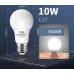 LED лампа E27 10W, 3000K