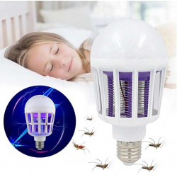 Світлодіодний світильник від комарів 2 в 1 від мережі E27 6500 K