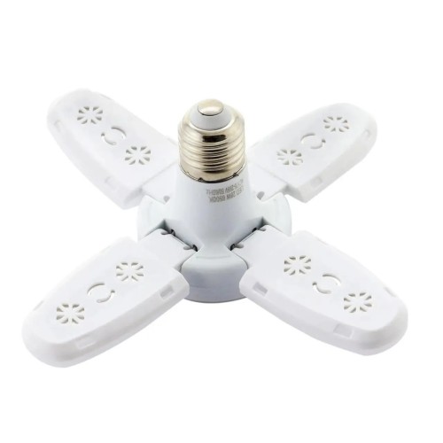 Лампочка складана світлодіодна 4 лопаті E27 KK-202 Mini fan blade bulb GS227
