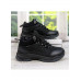 Чоловічі зимові кросівки на хутрі Walking Чорні. Теплі трекінгові черевики (41-45 р) (арт. 7020) - фото 2