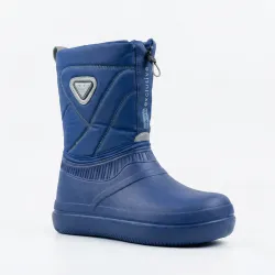 Жіночі зимові чоботи-дутики Dago Сині. Непромокаючі сноубутси на хутрі (піна ЕВА) 37-41 40