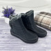 Жіночі зимові черевики Paolla на хутрі Чорні. Короткі дутики на блискавці (37-42 р) (арт. 7040)