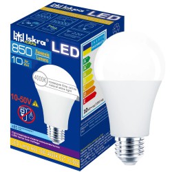 Низьковольтна лампа світлодіодна LED A60 10W 4000K E27 10-50В ТМ 