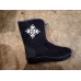 Бурки жіночі високі зимові повстяні на хутрі. Чоботи на блискавці з вишивкою. Розміри 37-42