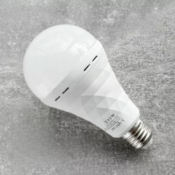 Акумуляторна LED лампа Е27 LIGHT SET LED BULB 7W A60 4500K 1800mAh ACUM 220V 630Lm під стандартний патрон Е27