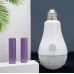 LED-лампочка 20 Вт Е27 акумуляторна з двома акумуляторами 18650 для автономної роботи вдома без світла (арт. 3228) - фото 5