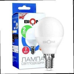 Лампа G45 E14 BIOM 7W 4500K BT-566