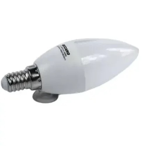 Світлодіодна лампа C37, 7W, 4100K, 520lm, E14, 220V (DECARO)