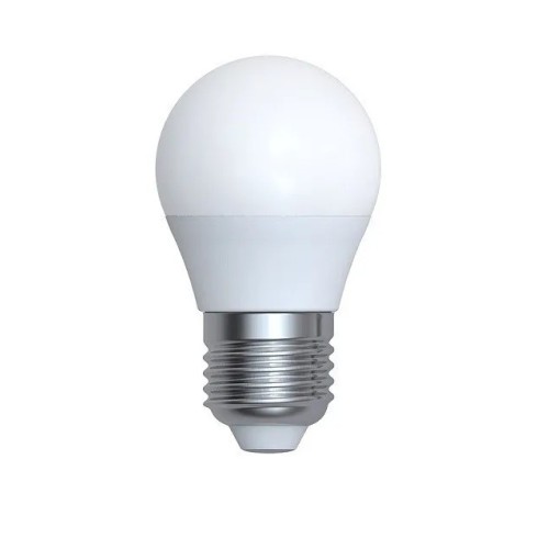 Лампа світлодіодна LED Bulb-G45-7W-E27-220V-6500K-630L SILVER Ny95000608