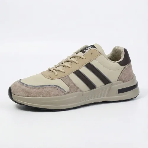 Чоловічі кросівки бежеві. Стильні повсякденні кеди весна-літо 41-45 45