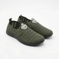 Сліпони чоловічі літні GIPANIS (Сітка) | Хакі, Мокасини без шнурків, Розміри 41-45 45