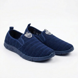 Сліпони чоловічі літні GIPANIS (Сітка) | Сині, Мокасини без шнурків, Розміри 41-45 45