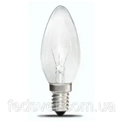 Лампа розжарювання Philips B35 свічка 40Вт E14 230В прозора
