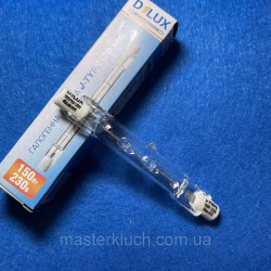 Лампа галогенна лінійна R7S 78 мм 150 Вт Delux