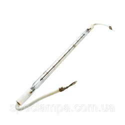 Лампа лінійна КГТ 220-1300 К7s/2.5 Kabel, інфрачервона галогенна лампа термовипромінювач для сушіння та нагрівання