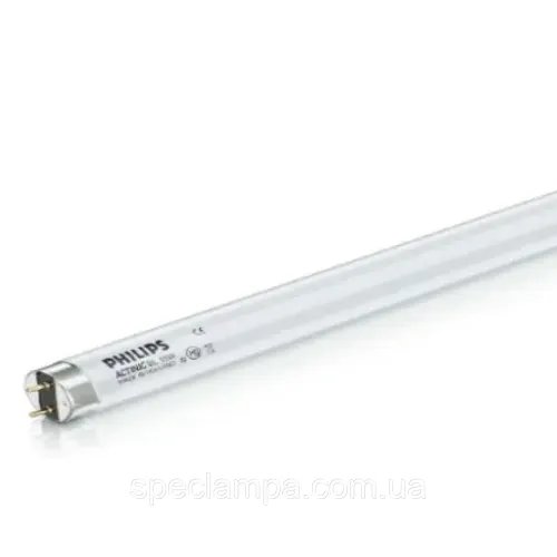 Лампа УФ 18W/10 Actinic BL TL-D Philips, люмінесцентна запасна лампа для сушіння та поліграфії, лампочка полімеризації