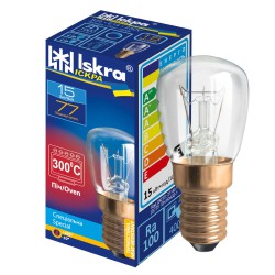 Лампа РП 15вт Е14 S25 для духовок 300°С