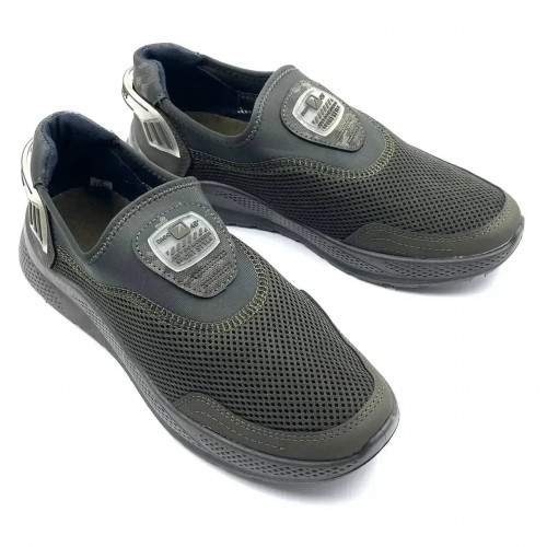 Кросівки Чоловічі Сітка Хакі Без Шнурків Dago Sport Style 43