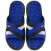 Чоловічі шльопанці сланці Olimp синьо-чорні | Навхрест, Для басейну, Розміри 41-45