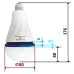LED лампа на акумуляторі E27 30W (3 акумулятори) (арт. 3442) - фото 2
