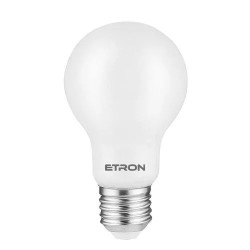 Світлодіодна філаментна лампа ETRON SoftGlow A60 10W 4000K E27 матова колба