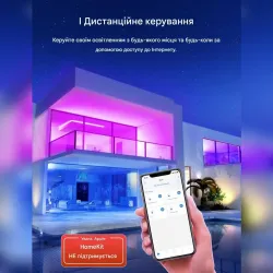 Meross Смарт лампа E27 RGBWW 2700 6500 K, 9 W, LED, Wi Fi, Apple HomeKit/Siri, Alexa, Google Home, SmartThings