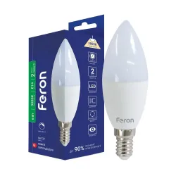 Світлодіодна LED-лампа свічка Feron LB-737 dimm 6W Е14 3000K