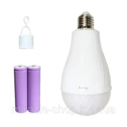 Аварійна LED-лампочка E27 з акумулятором і кришкою HP-5-31, енергоощадна лампа 15/20W