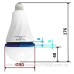 Лампа FA-6933 з акумулятором LED E27 30W 3х18650 (арт. 3174) - фото 3