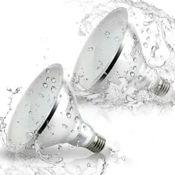 Набір LED-ламп HiBay 2 шт., 15 Вт, 1400 лм, 3000 K, E27, IP65 водонепроникні, кут 180 градусів