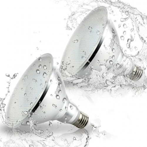 Набір LED-ламп HiBay 2 шт., 15 Вт, 1400 лм, 3000 K, E27, IP65 водонепроникні, кут 180 градусів