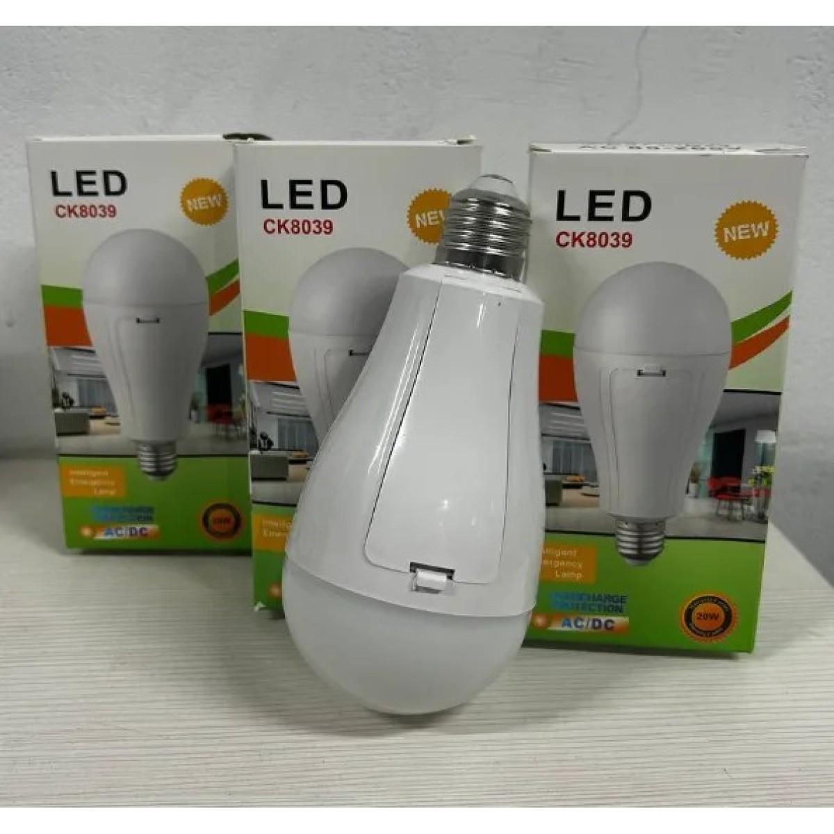 Світлодіодна Led-лампа аварійна 18650 20 Вт Лампа акумуляторна кімнатна Освітлення без електрики (арт. 3225)
